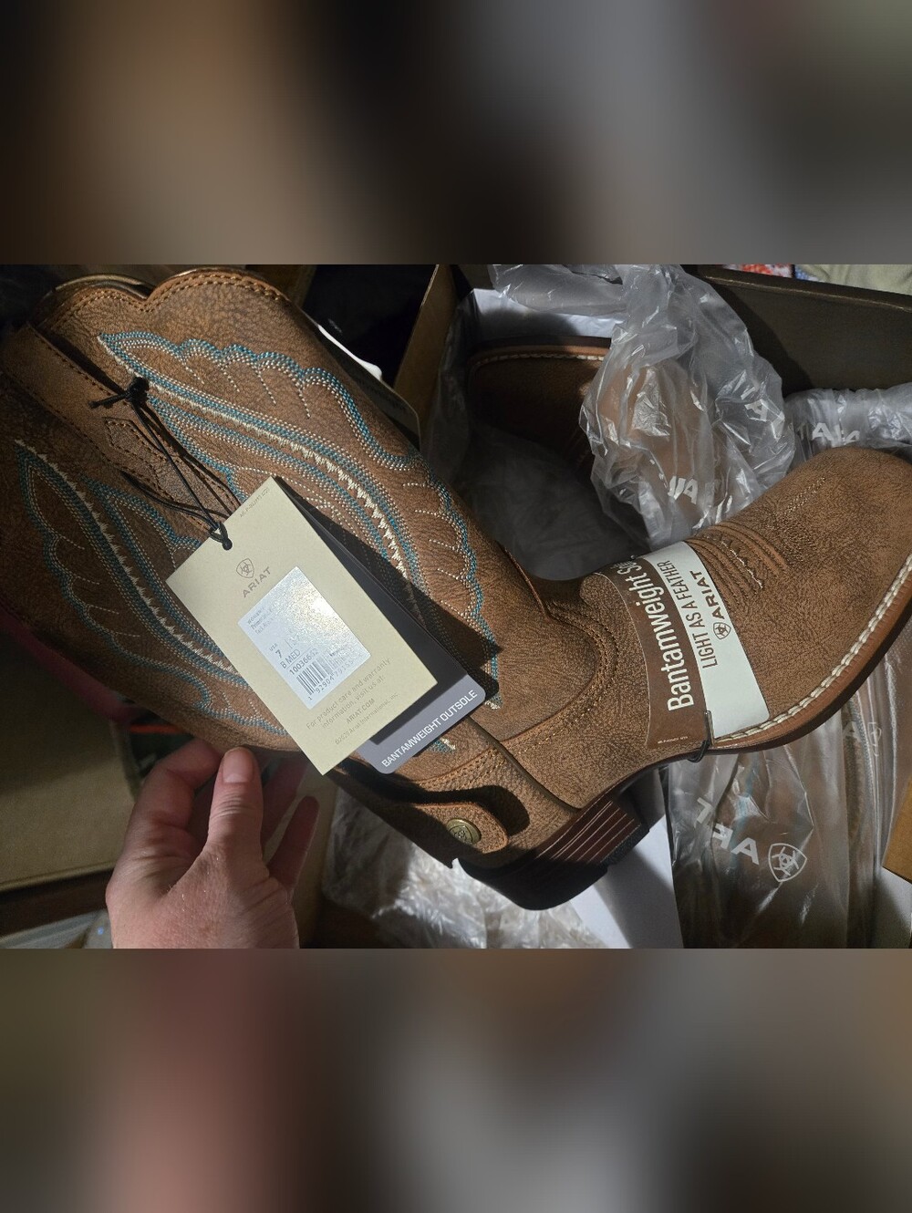 Ariat Nwt Primetime EZ Zip Western Boot - Picture 3 of 5